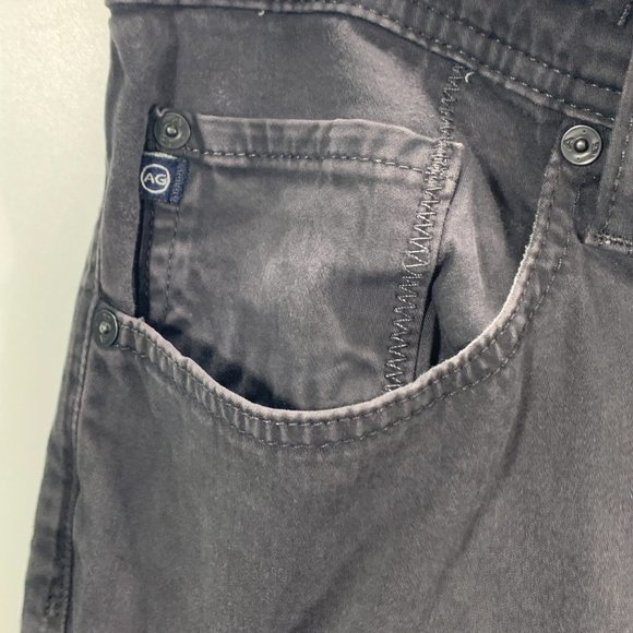 AG Adriano Goldschmied Jeans Mens 36 The Protege Straight Leg Black Stretch - Picture 5 of 12